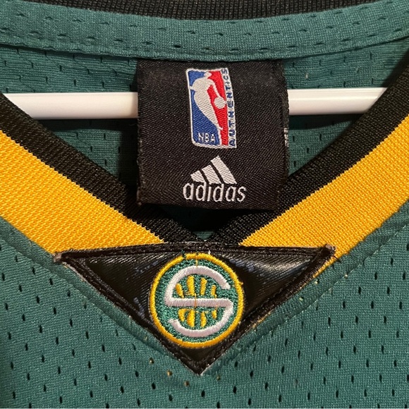 Adidas Seattle Sonics NBA Ray Allen #34 Swingman Basketball Jersey. Size M - Picture 3 of 7